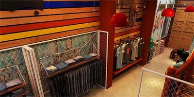 Thiết kế shop thời trang quần bò LEVIS cá tính